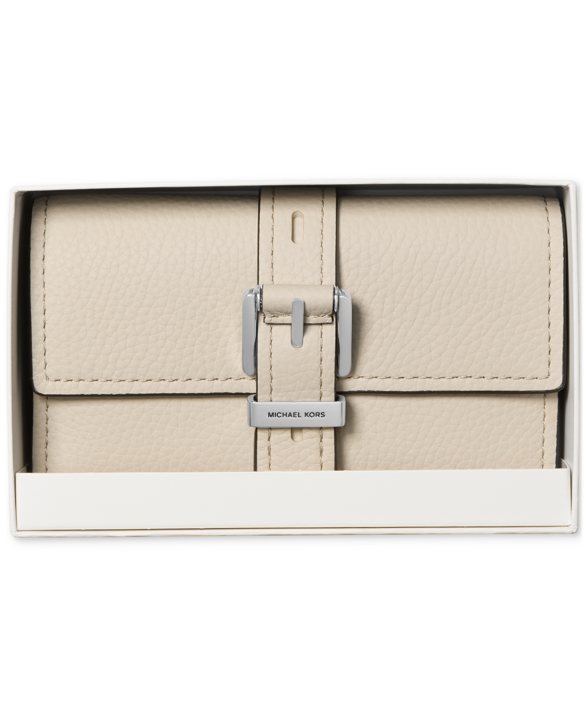 MICHAEL KORS MICHAEL MICHAEL KORS NOLITA MEDIUM FLAP TRIFOLD LEATHER WALLET 