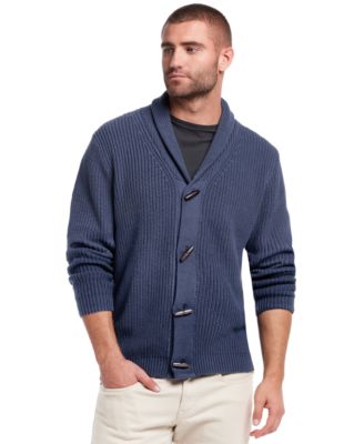 Weatherproof Vintage - Men's Ombr&eacute; Shawl-Collar Button Cardigan