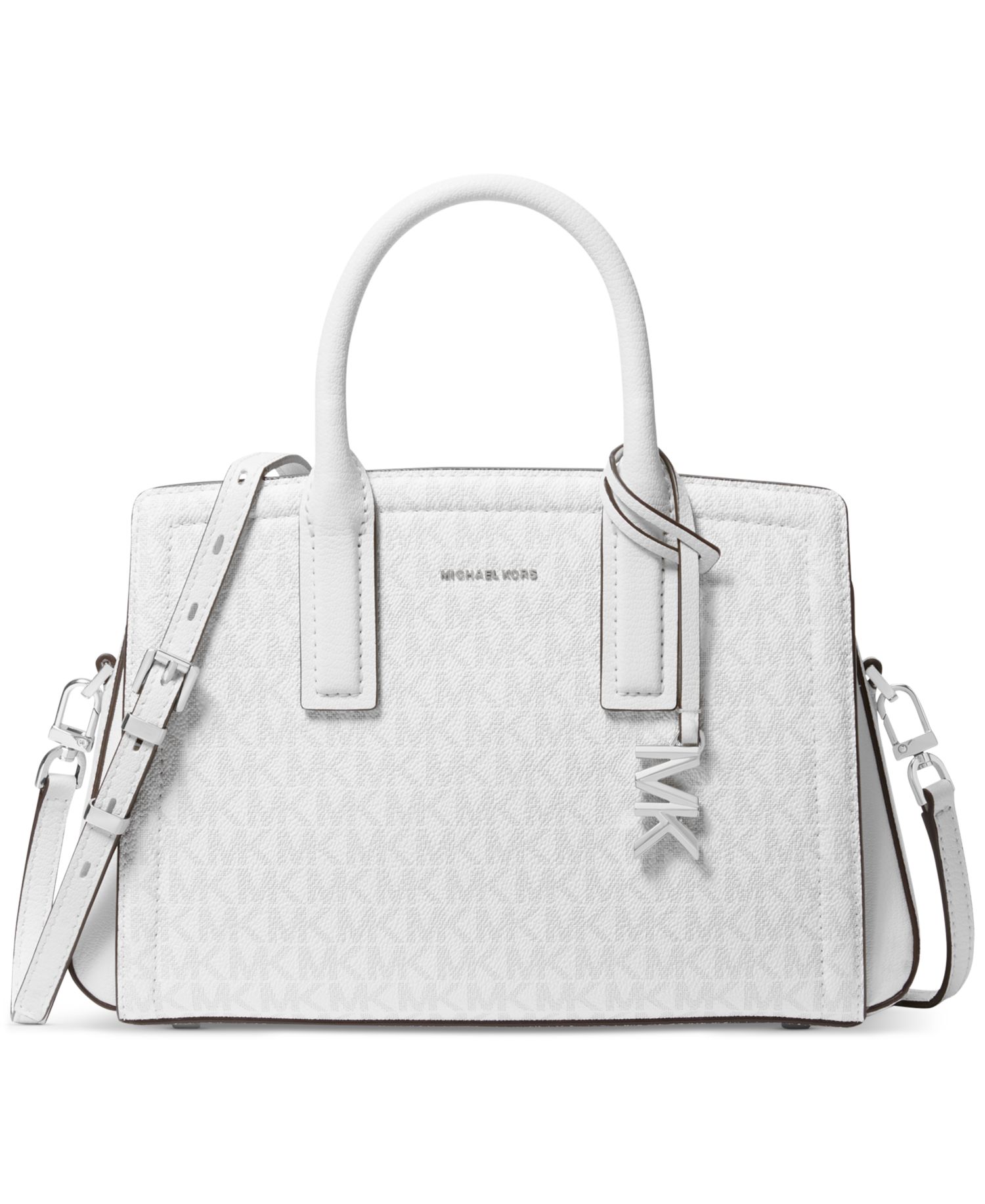 Michael Kors Laila Small Signature Logo Satchel Handbag