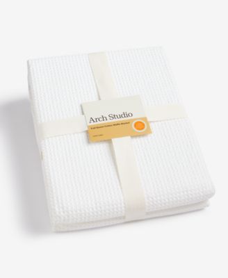 Waffle Cotton Blanket, Full/Queen, Exclusively at Macy's