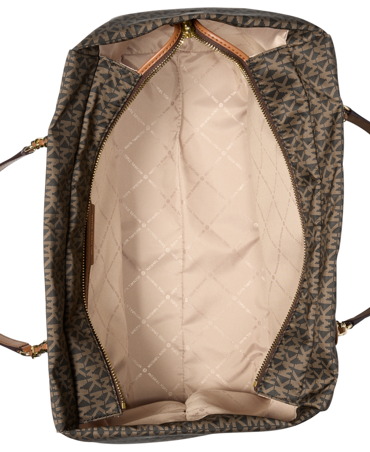 Michael Kors Michael  Georgia Extra-large Top Zip Tote In Brown,acorn