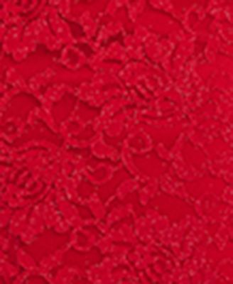 Women's Sleeveless Glitter Lace Gown