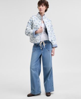 Women's Quilted Reversible Relaxed-Fit Jacket, Exclusively at Macy's