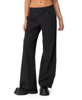 Aliza Pinstripe Trousers