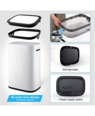 Automatic Trash Can with Lid,13 Gallon Smart Trash Can, 50L Motion Sensor Trash Can