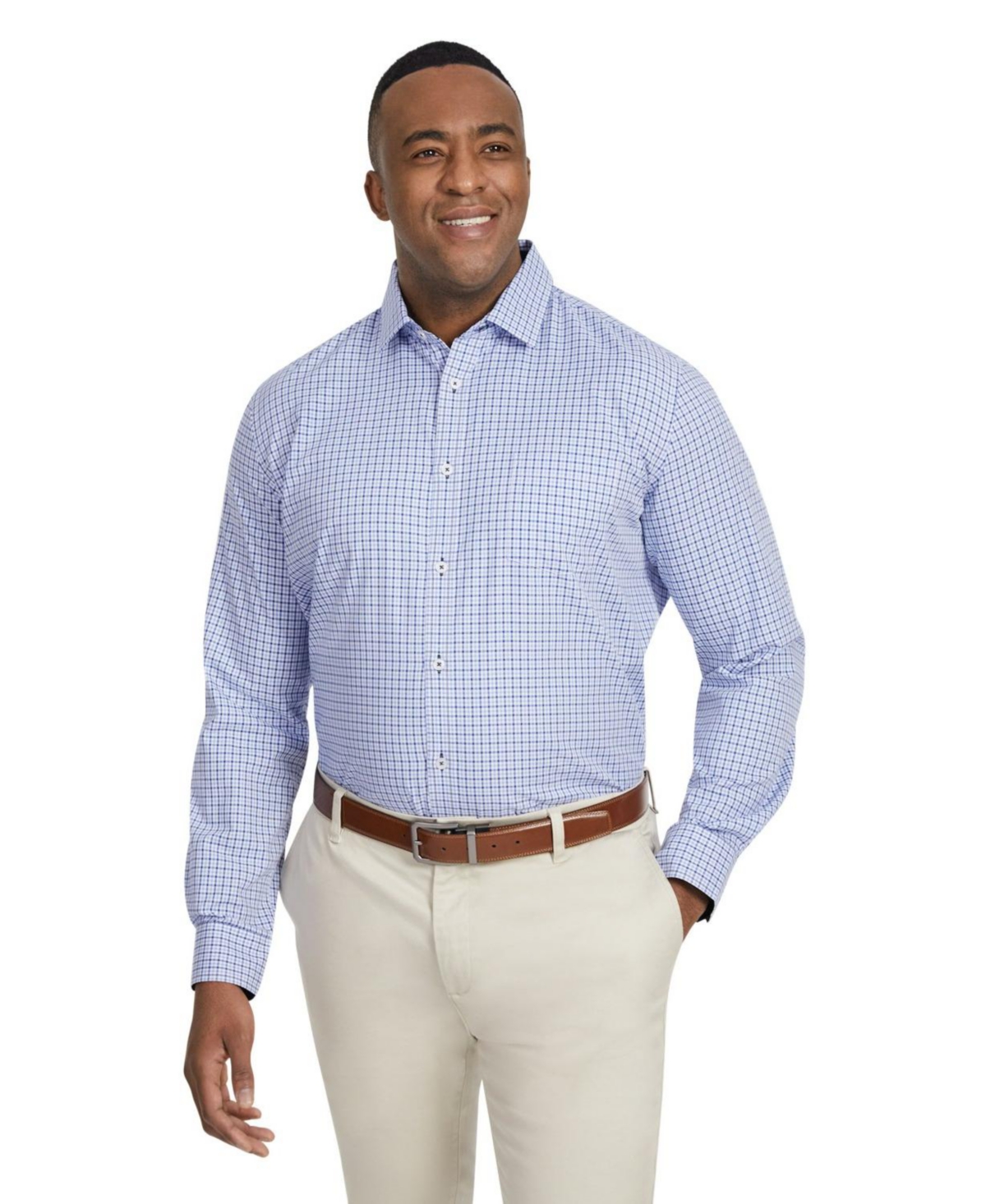 Men's Marlon Check Shirt - Blue