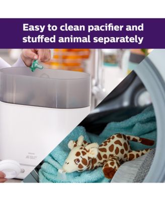 Soothie Snuggle, 0m+ Elephant + Soothie Green 4 Pack