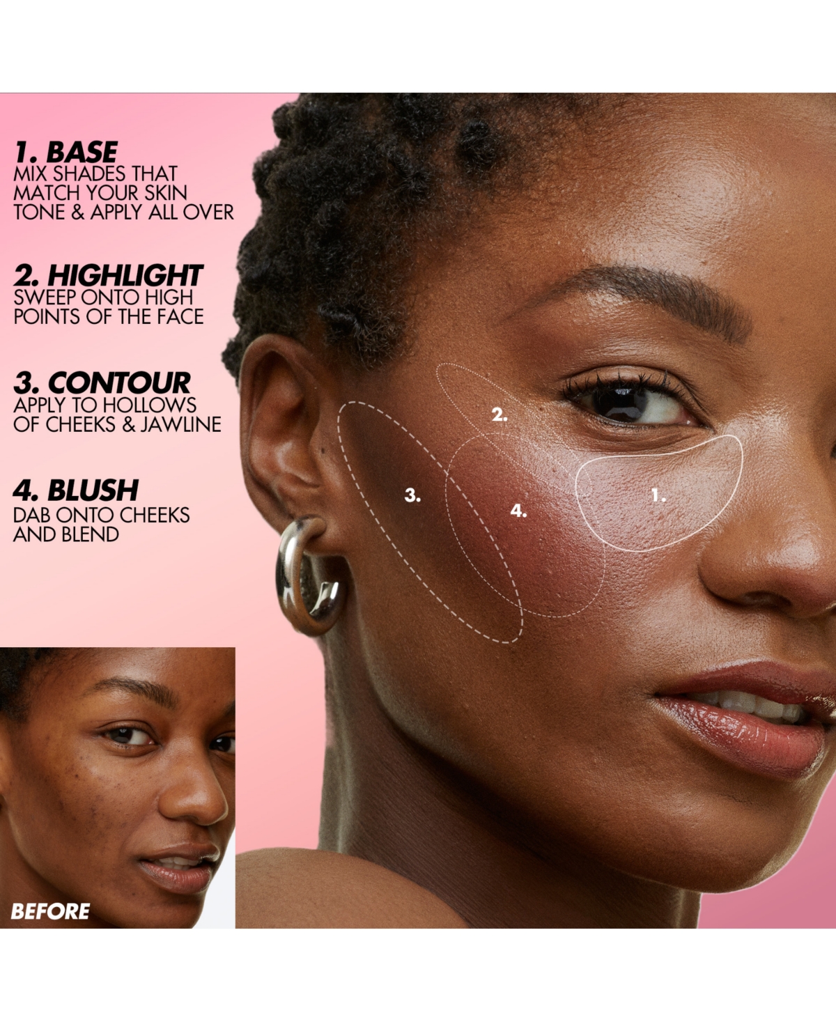 Make Up For Ever Hd Skin Face Essentials Longwear Full Face Cream Palette In Harmony 2 - Tan To Deep