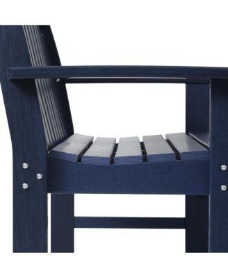 Outdoor 2-Person All-Weather HDPE Front Porch Garden Bench