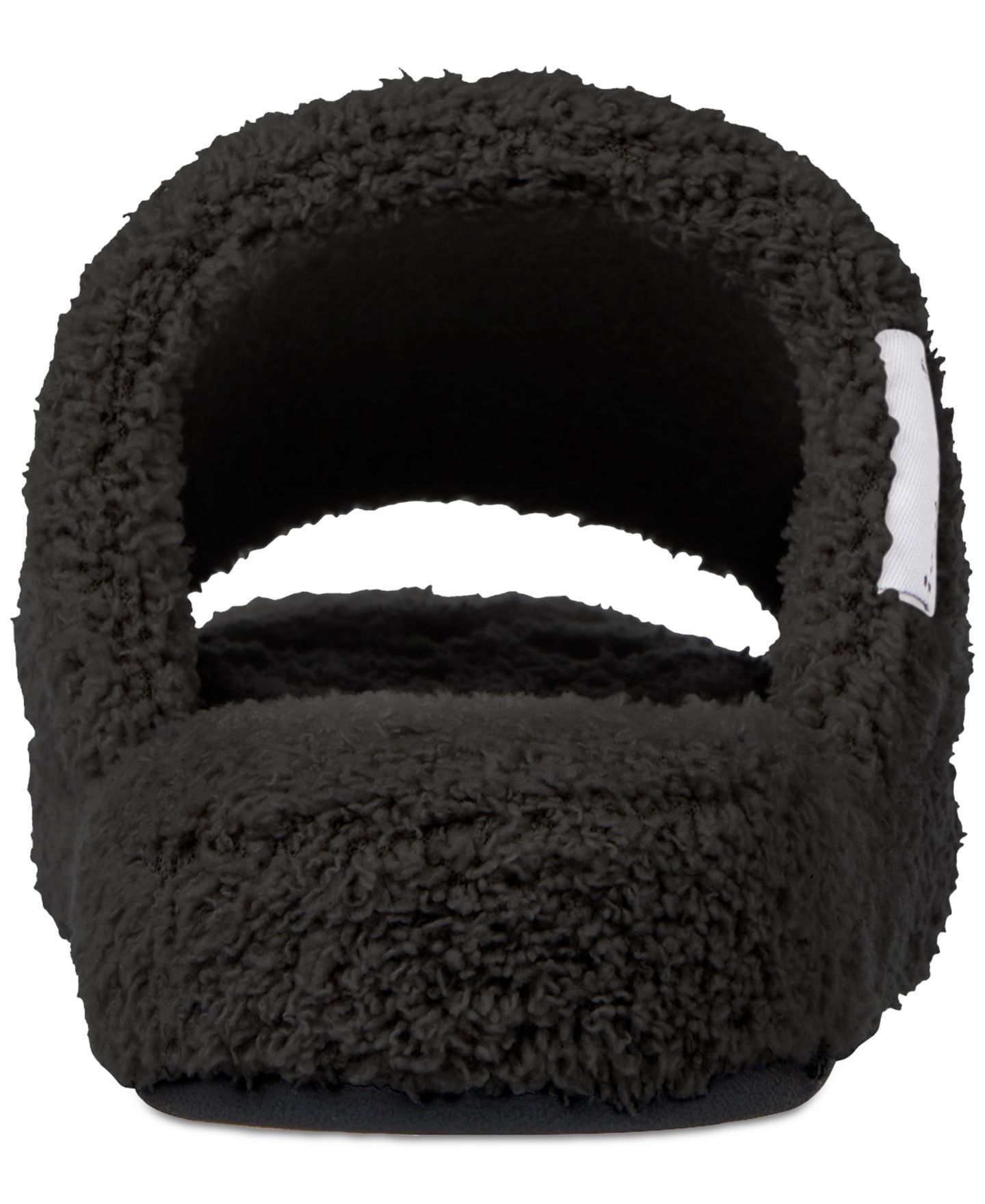 Женские тапочки Isotoner Signature Joey Cozy Plush Slide Slippers, цвет: Чёрный — фото 5