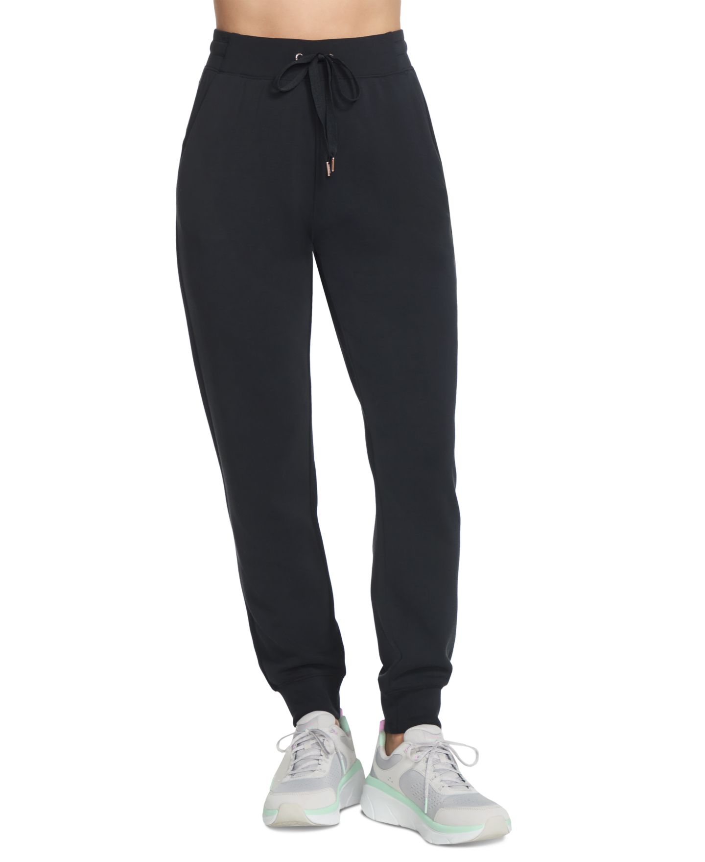 Женские брюки Skechers Cozy Luxe Jogger, цвет: Насыщенный чёрный — фото 1