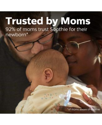 Soothie 0-3m, light yellow/pastel cyan, 8 pack