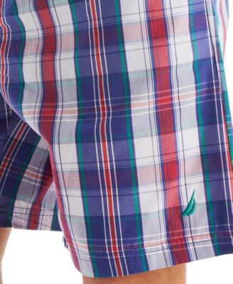 Men's Plaid Poplin 8" Sleep Shorts