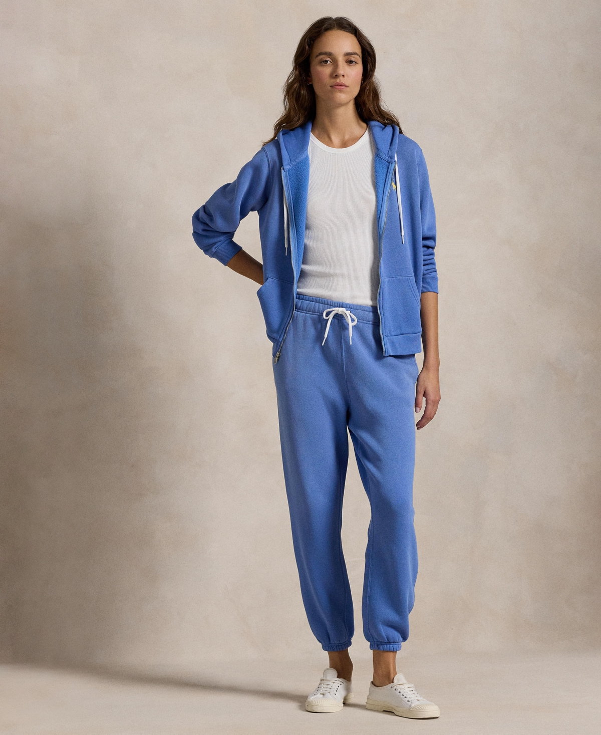 Women's Fleece Athletic Sweatpants - Pond Blue