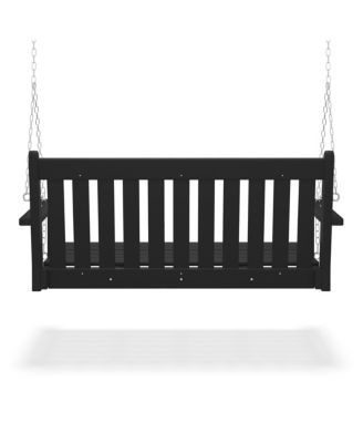Outdoor Patio HDPE Hanging Front Porch Swing Bench