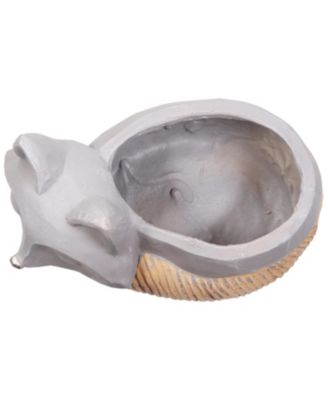 Finley the Fox Planter Statue - Indoor/Indoor Decorative Figurine - 12"