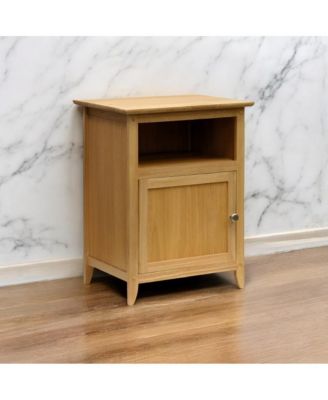 Simple End Table Nightsatnd Accent Table in Wood Finish