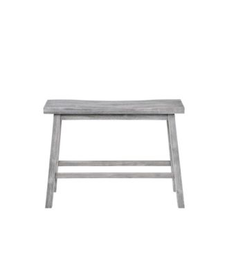 Saddle Design Wooden Bench – Rustic and Elegant Seating for Dining Room or Entryway