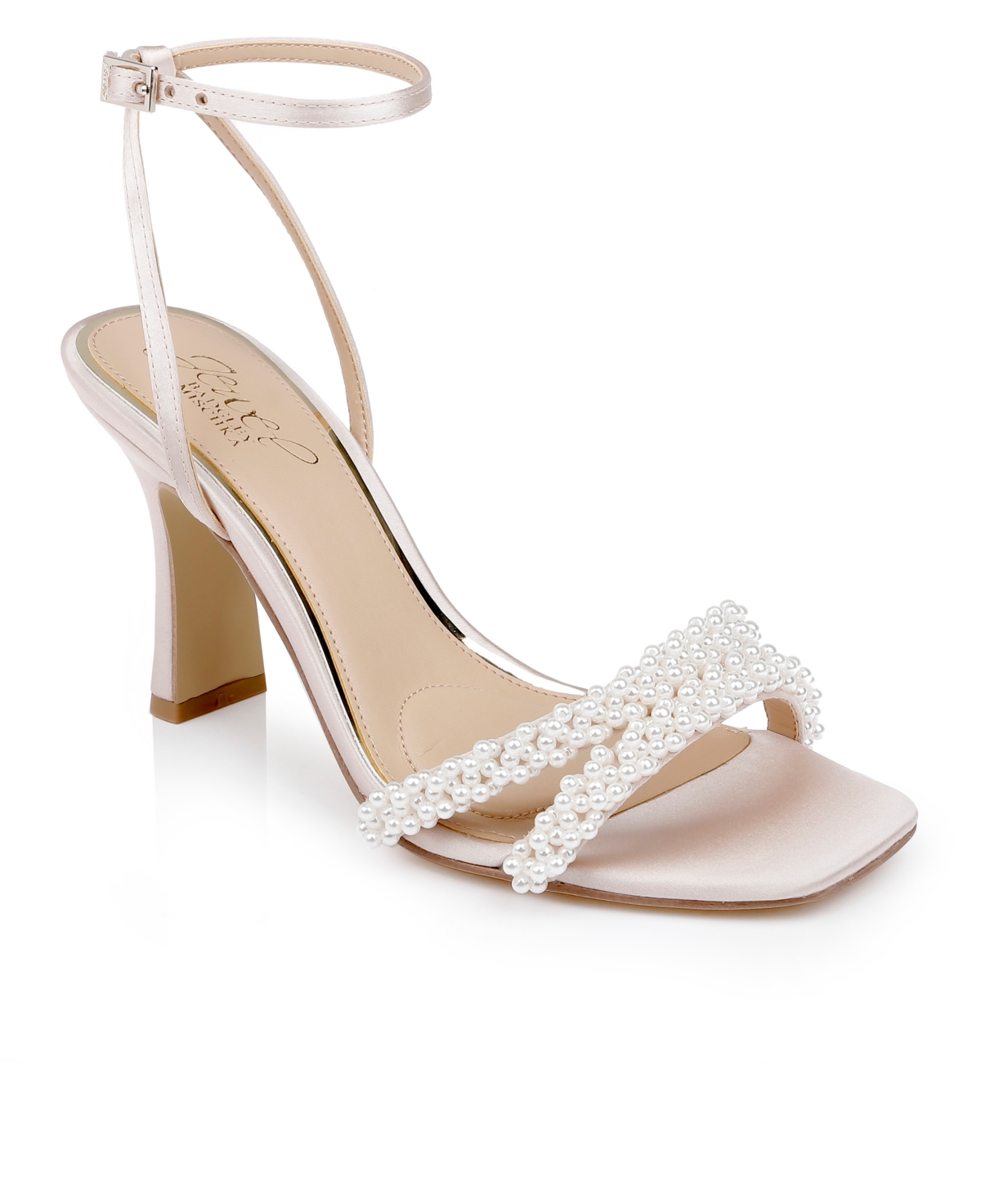 Women's Noah Stiletto Sandals - Champagne Satin