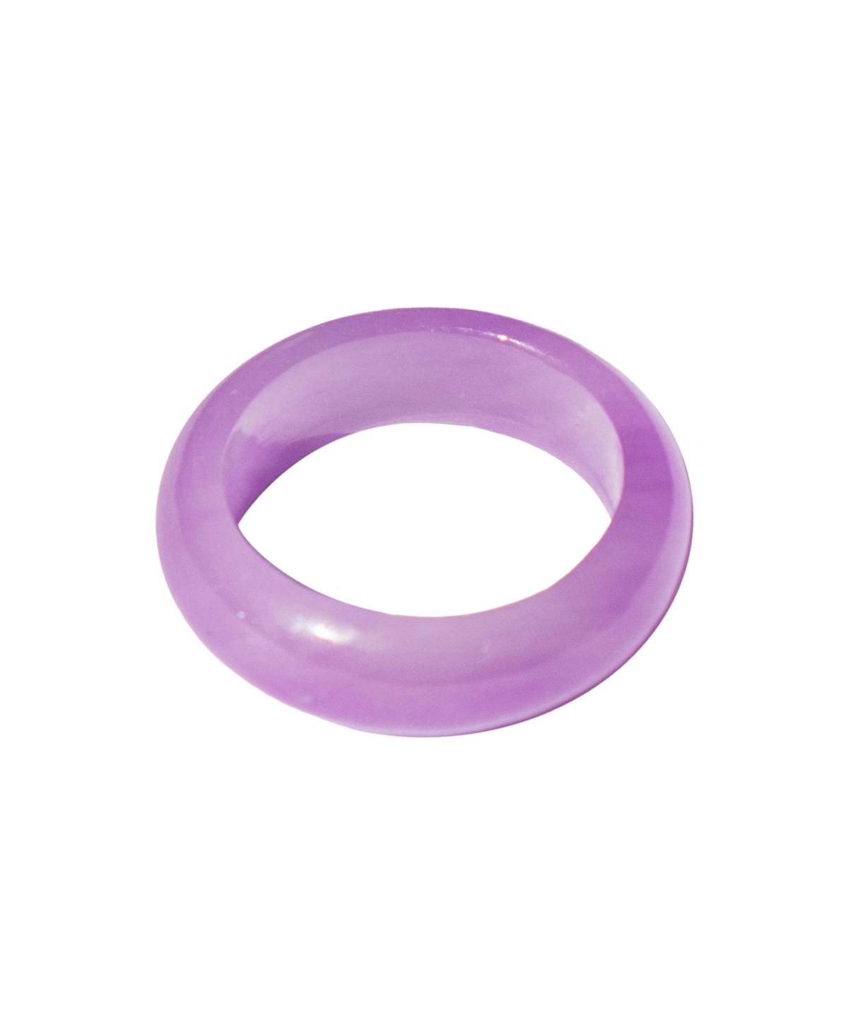 Lilac &#x2014; Purple jade ring - Purple