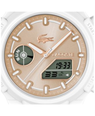 Women's LC33 White Silicone Strap Watch, 40mm