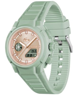 Women's LC33 Green Silicone Strap Watch, 40mm