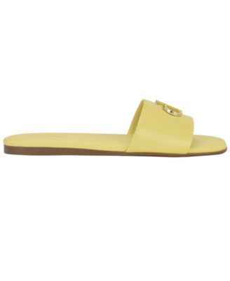 Women's Yancie Logo Flat Slide Sandals