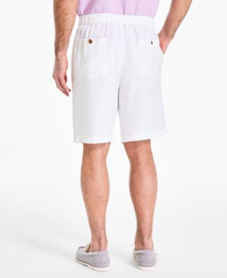 Men's 100% Linen Drawstring Shorts