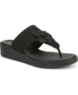 LifeStride - Women's Bloom Washable Thong Slip On Wedge Sandals