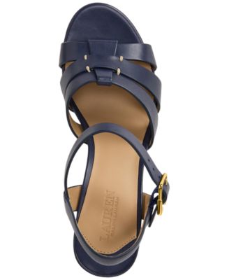 【ラルフローレン】Soffia Ankle-Strap Slingback Dress Sandals Lauren Ralph Lauren Women's Soffia Ankle-Strap Slingback