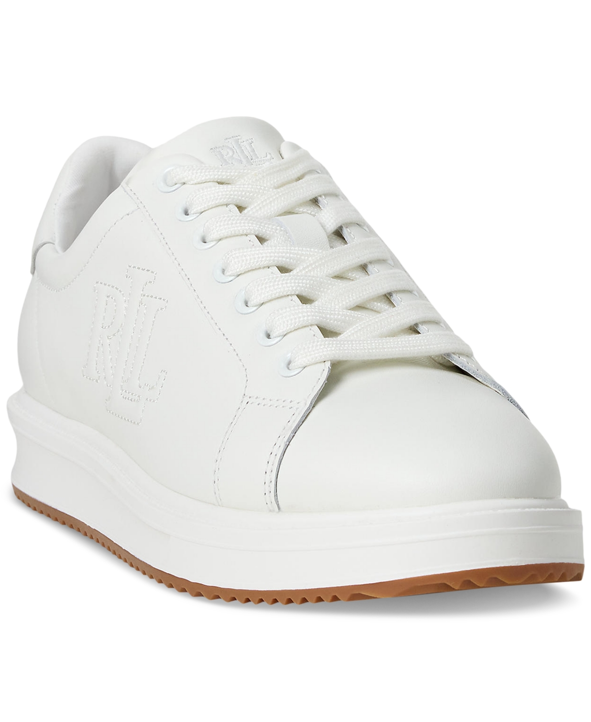 Women's Ainsley Lace-Up Sneakers - Snow White, Lauren Tan