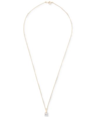 Diamond Pendant 18" Necklace (1/2 ct. t.w.) in 14k Yellow Gold