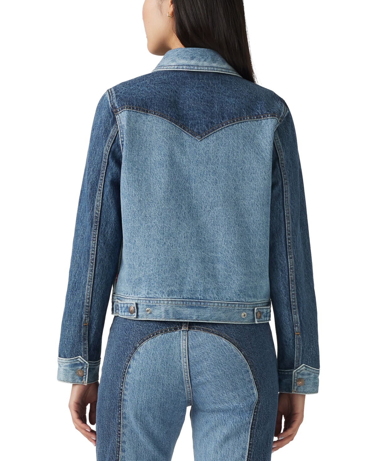 Levi's Western Trucker Jacket In Partially Pieced Trucker