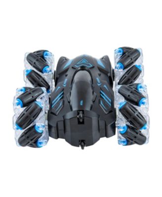 360-Degree Rotating Light-Up Remote Control Stunt Car - 1:24