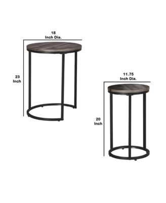 Accent Table Set of 2 – Stylish and Versatile Decor for Living Room, Bedroom, or Entryway
