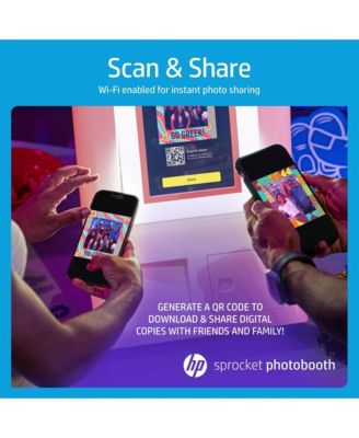 Sprocket Photobooth 3x4 Photo Printer, Bundle with Zink Paper (100 Sheets) & Carrying Case