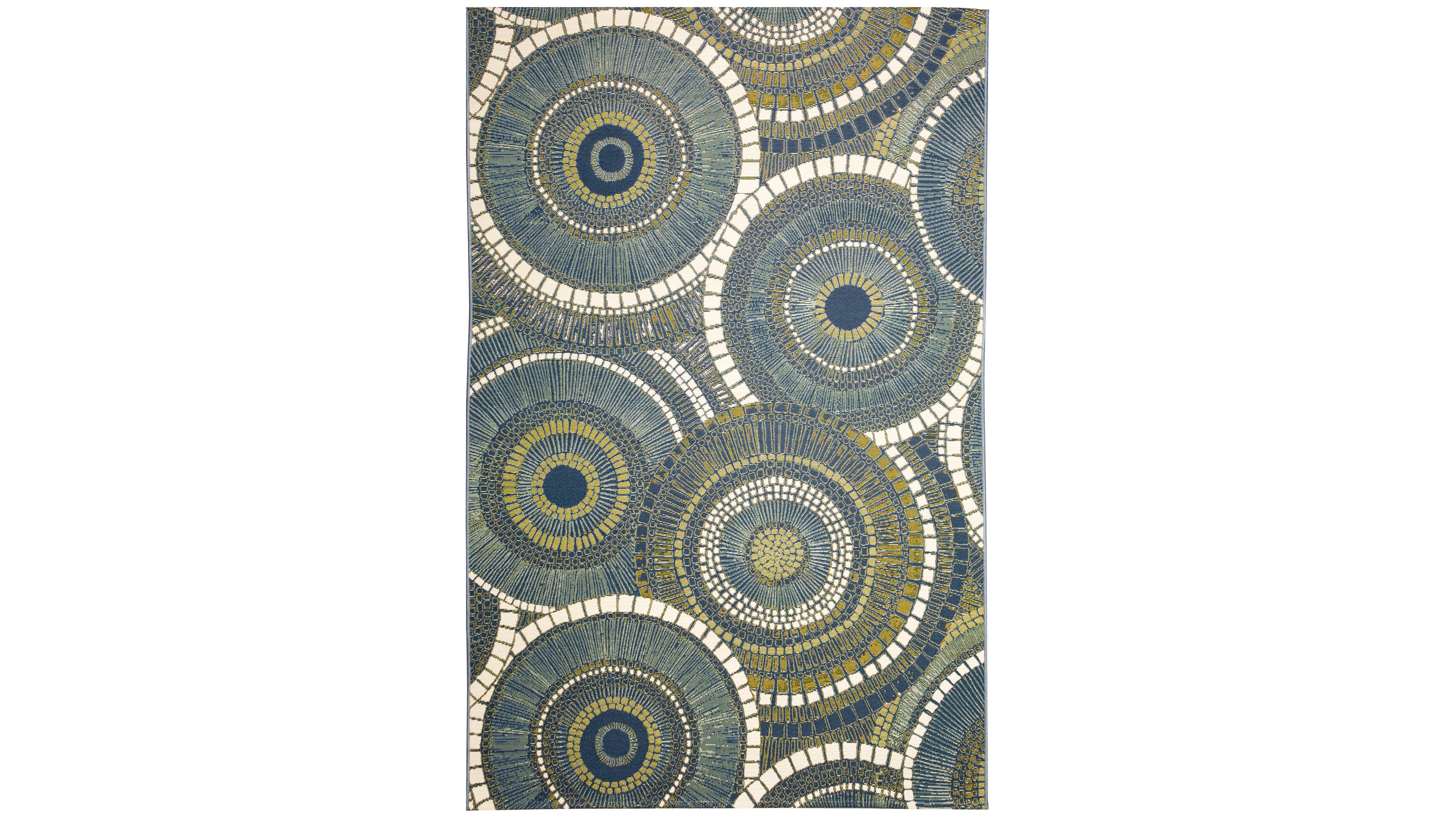 Liora Manne' Marina Circles 3'3"x4'11" Area Rug