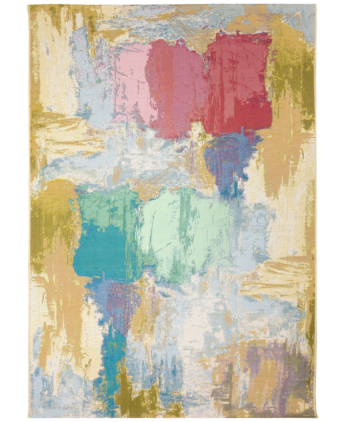 Liora Manne' Marina Watercolor 3'3"x4'11" Area Rug