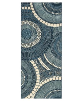 Liora Manne' - Esencia Circles 1'11"x4'11" Runner Area Rug