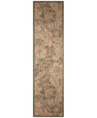 Liora Manne' - Carmel Botanical 1'11"x7'6" Runner Area Rug