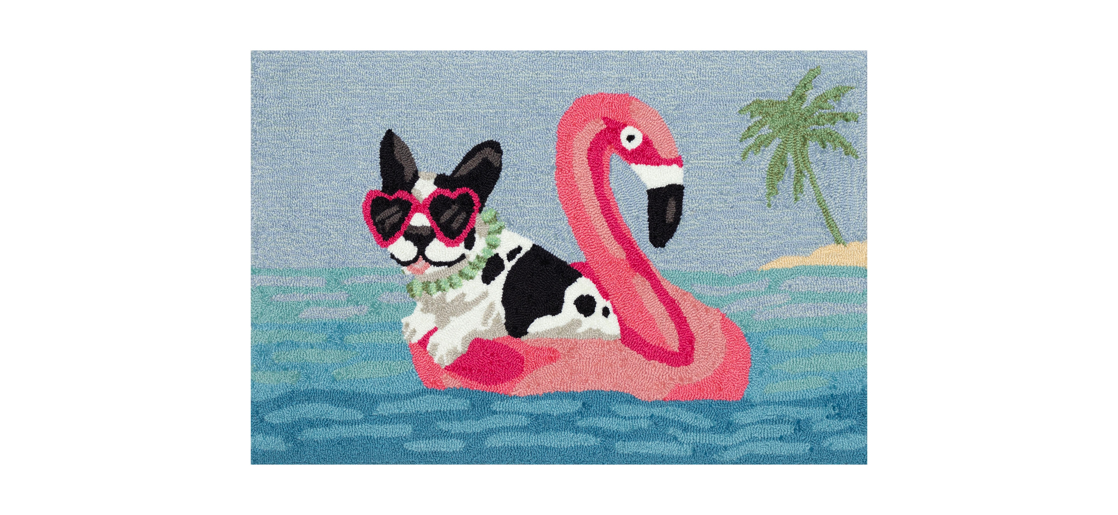 Liora Manne' Frontporch Sit Stay Vacay 2'x3' Area Rug