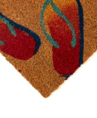 Shop Liora Manne Natura Remove Flip Flops Rug Collection In Sienna