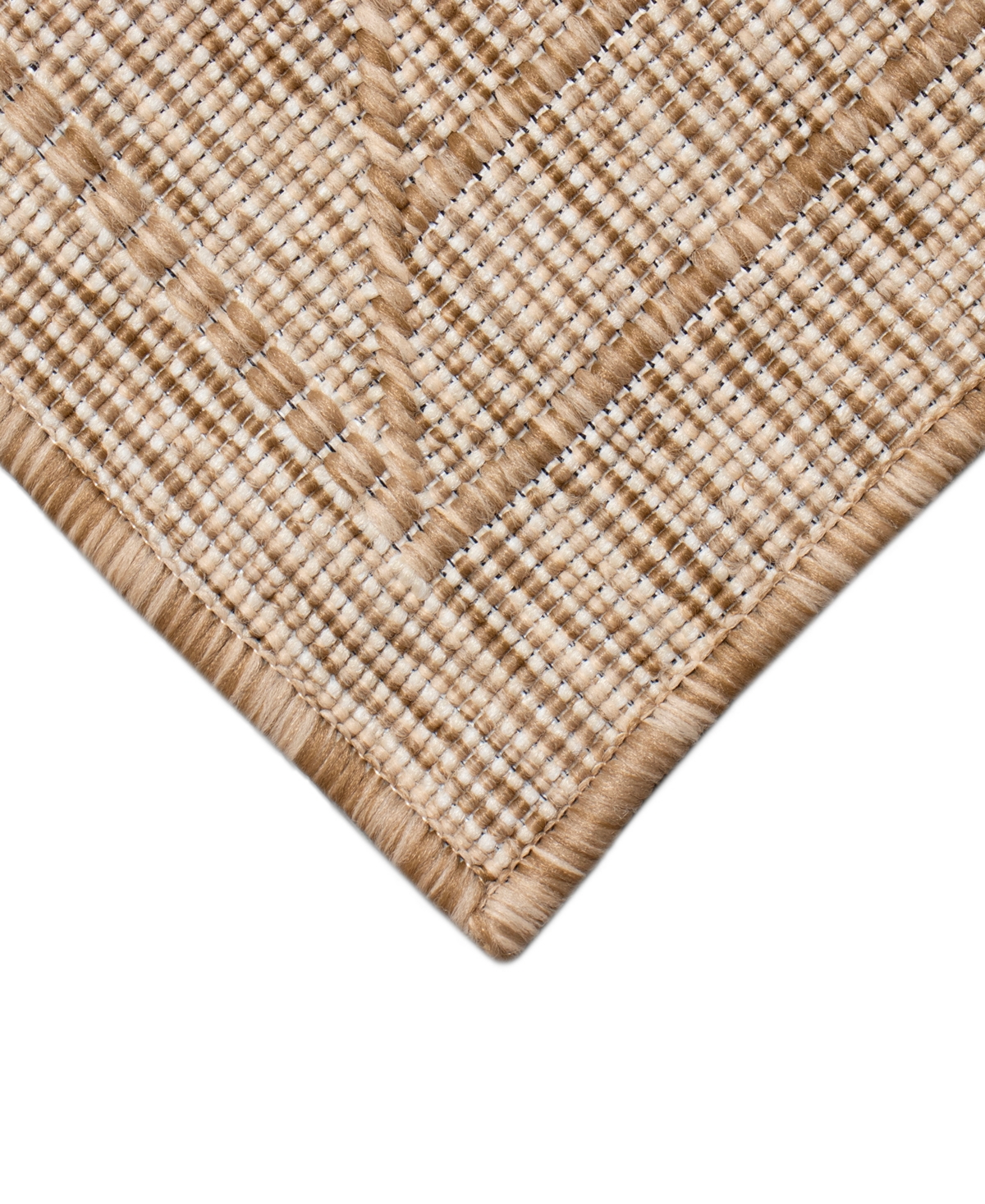 Liora Manne Carmel Pyramid 1'11"x7'6" Runner Area Rug In Sand