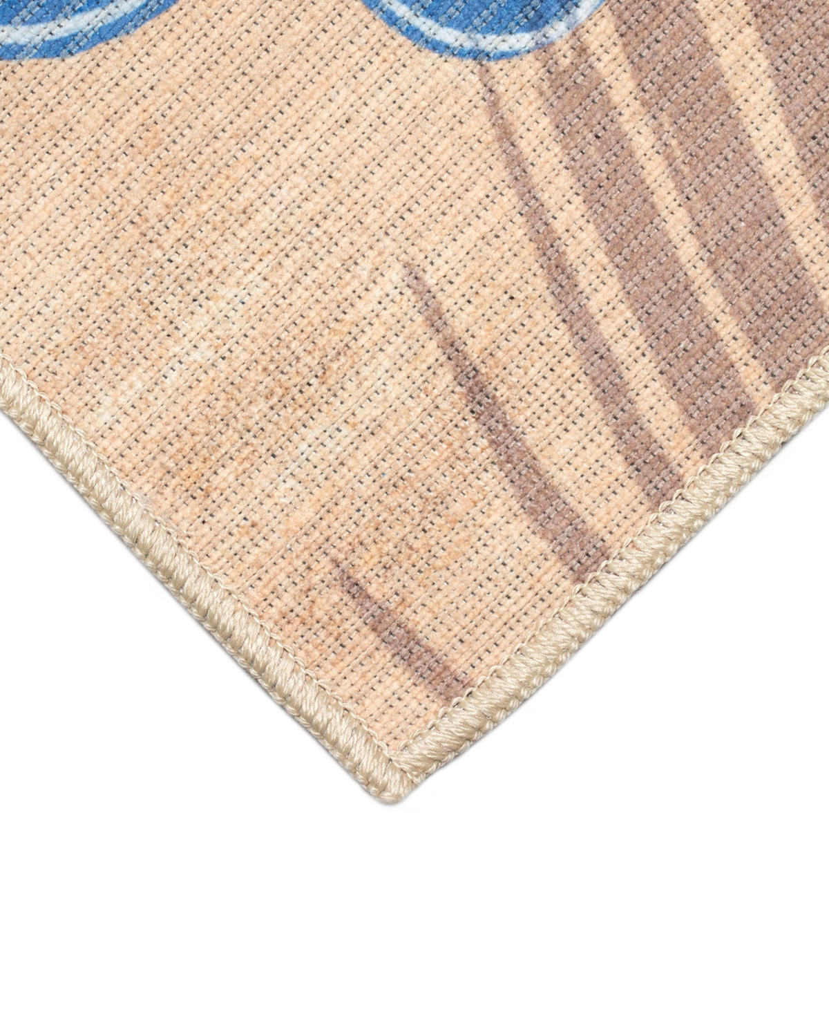 Liora Manne Impressions Beachside Flip Flops 1'11"x2'11" Area Rug In Tan