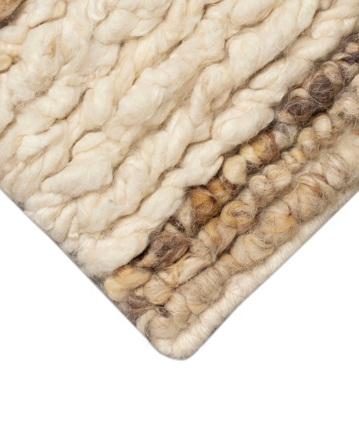 Liora Manne Lhasa Stripe 2'x7'6" Runner Area Rug In Neutral