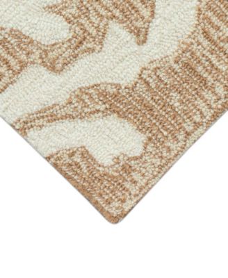 Capri Coral Border Rug Collection