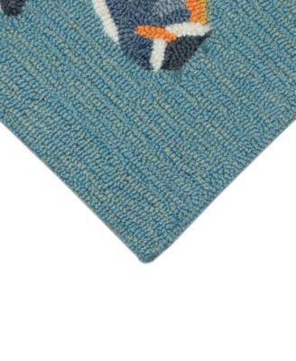 Frontporch Turtle and Fish 1'8"x2'6" Area Rug