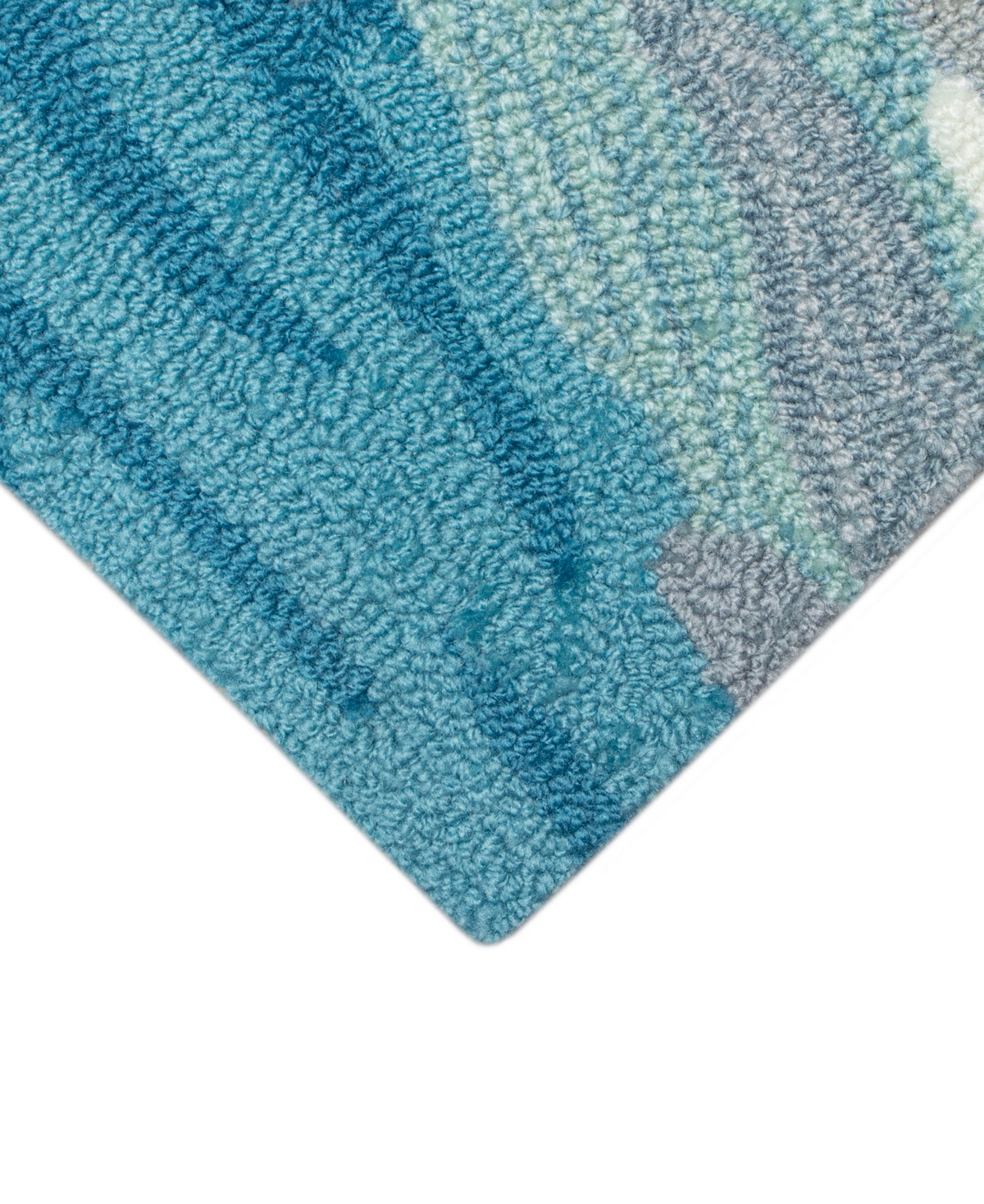 Liora Manne Frontporch Turtle Beach 1'8"x2'6" Area Rug In Blue