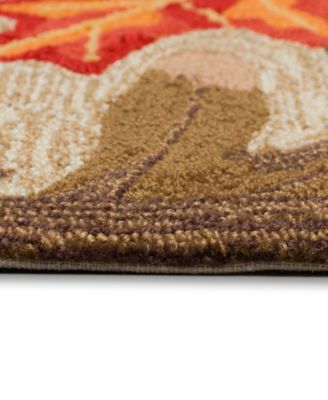 Ravella Falling Leaves 2'x3' Area Rug