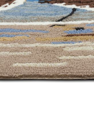 Frontporch Sandpipers 2'x5' Runner Area Rug